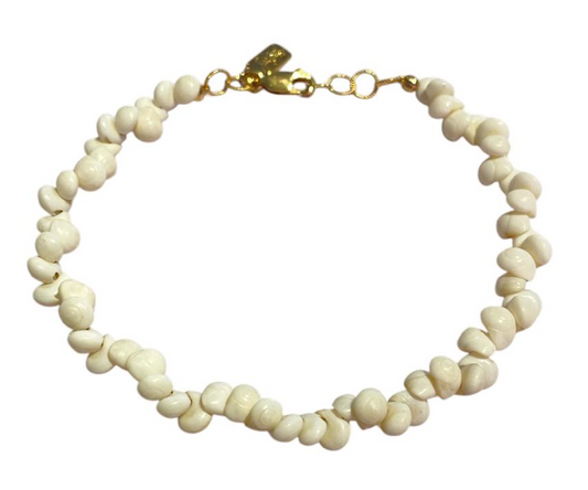 Vintage Wedding Shell Bracelet