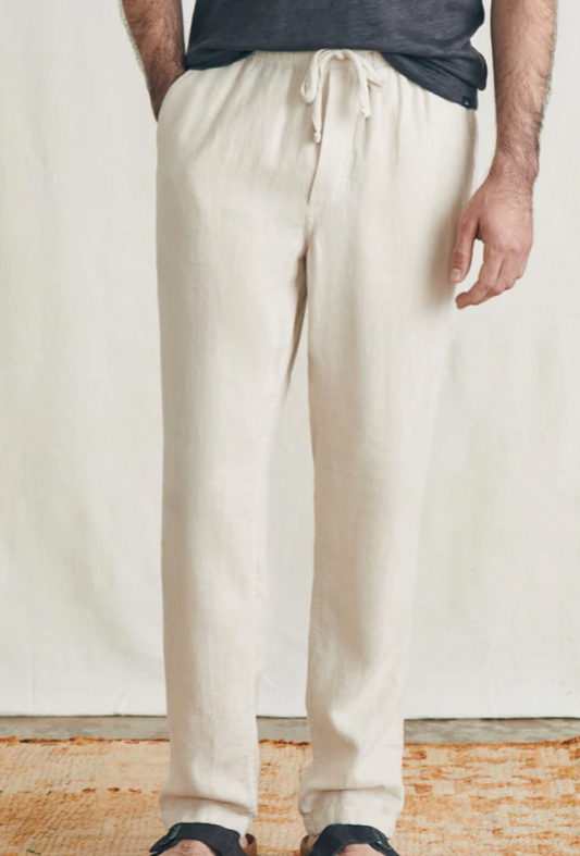 Linen Drawstring Pant
