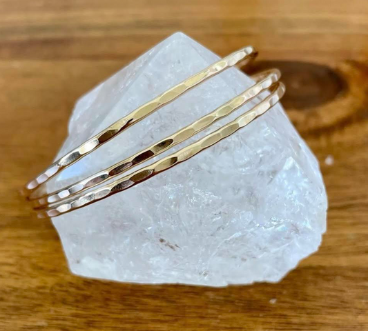 Hammered Bangle