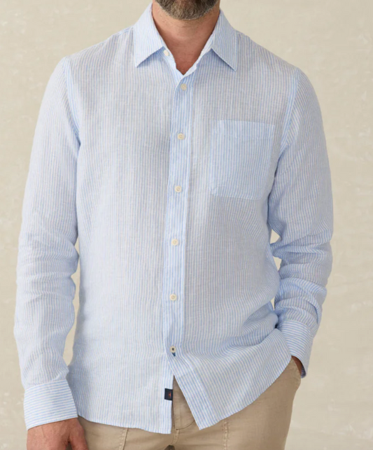 Summer Stripe Linen Shirt
