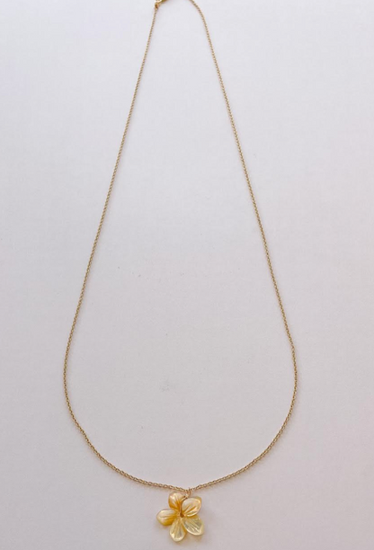 Lei Single Plumeria Hana Necklace