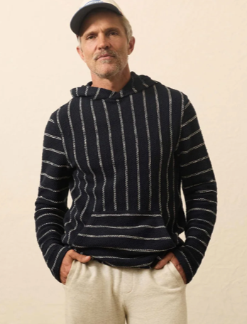 Navy Whitewater Hoodie