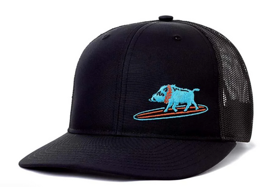 Embroidered Surfing Boar Hat