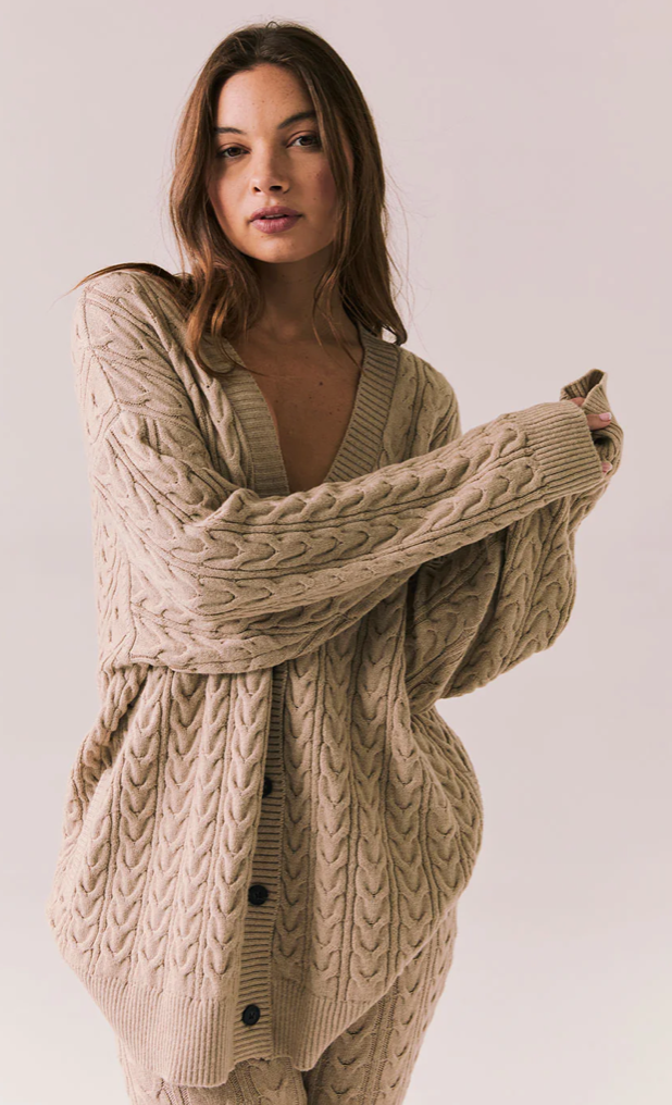 Cable Cardigan