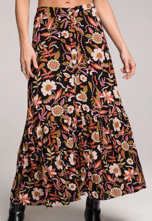Floral Maxi Skirt