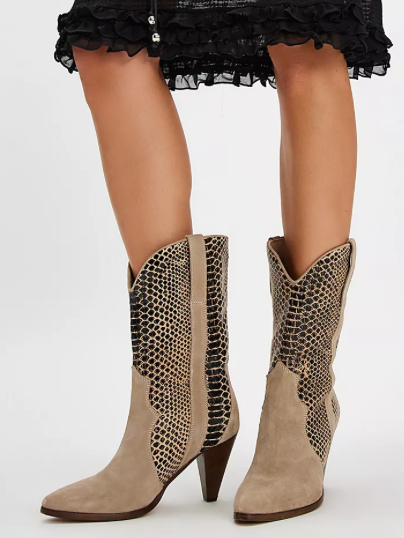Feather Heel Boot