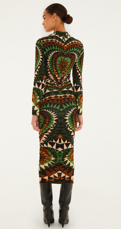 Heart Deco Jersey Dress