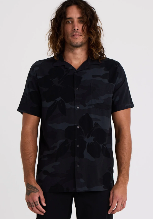 Aloha Black Camo Shirt
