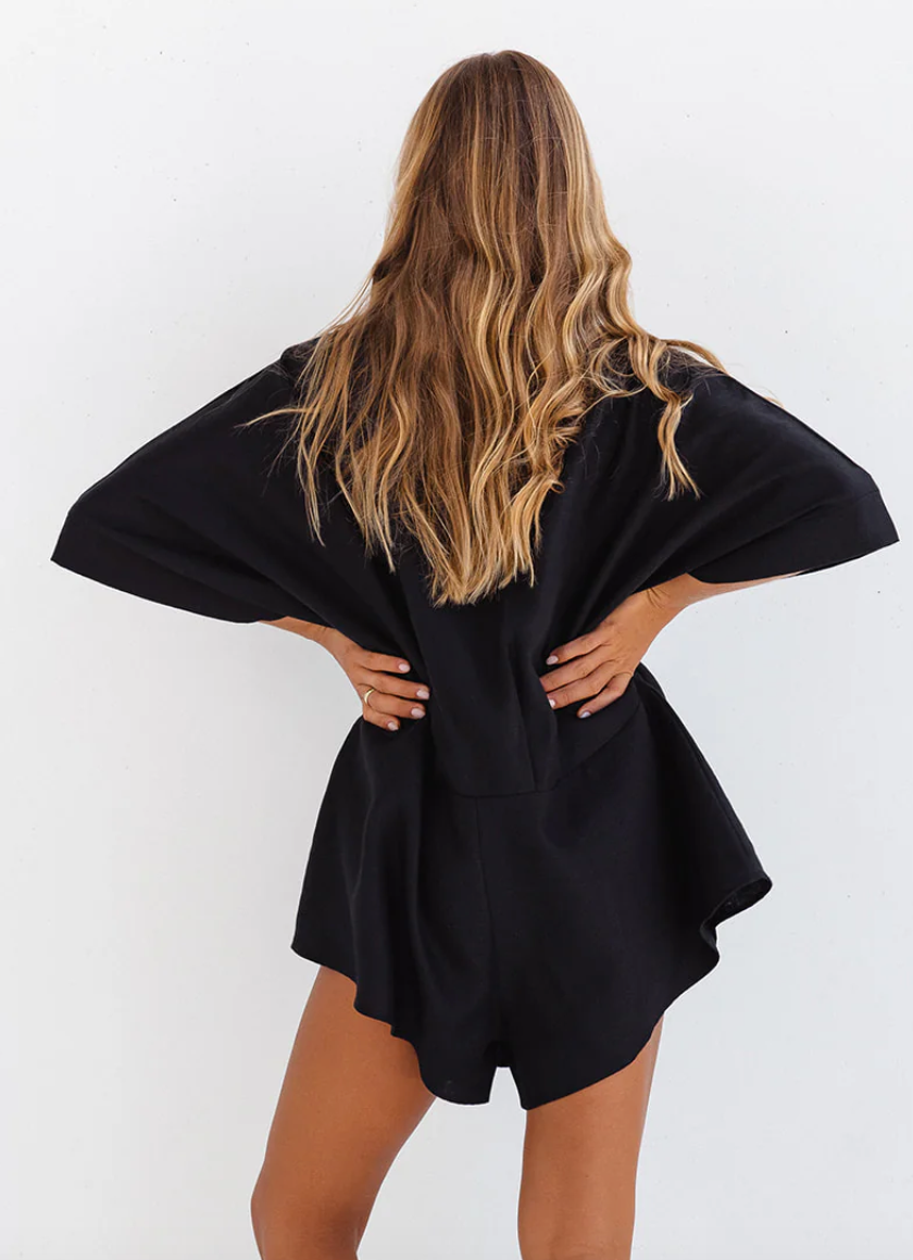 Black Rae Playsuit