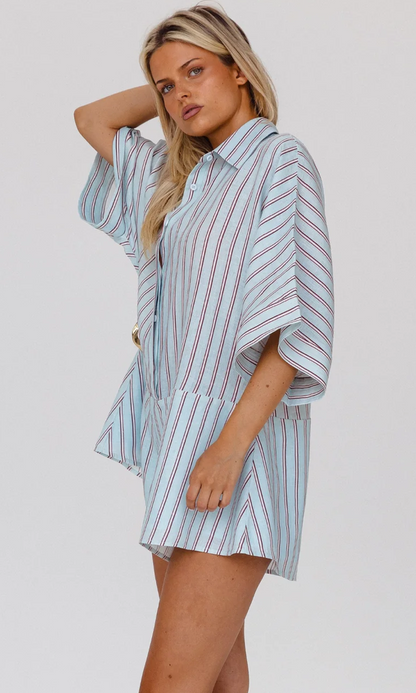 Mint Stripe Rae Playsuit