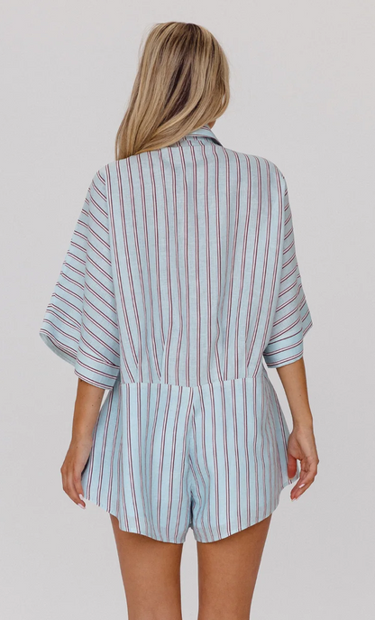 Mint Stripe Rae Playsuit