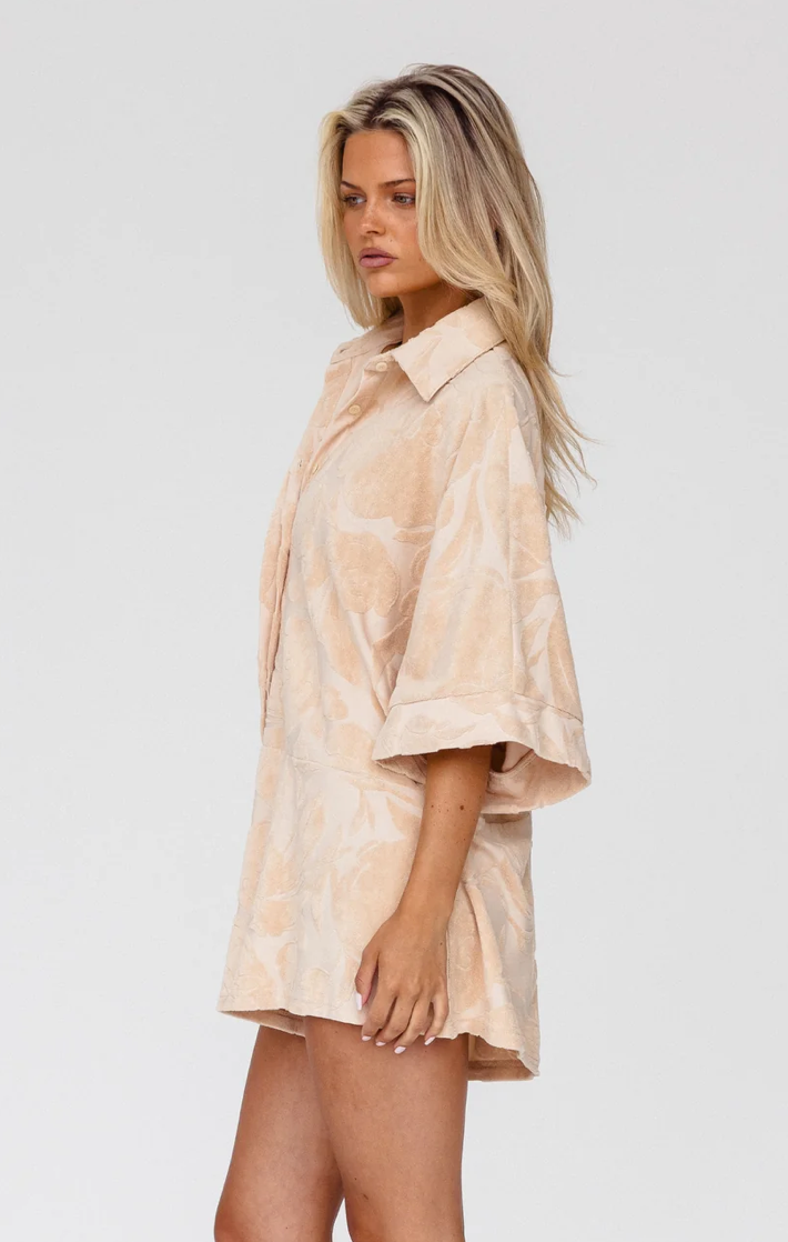 Champaign Terry Rae Playsuit