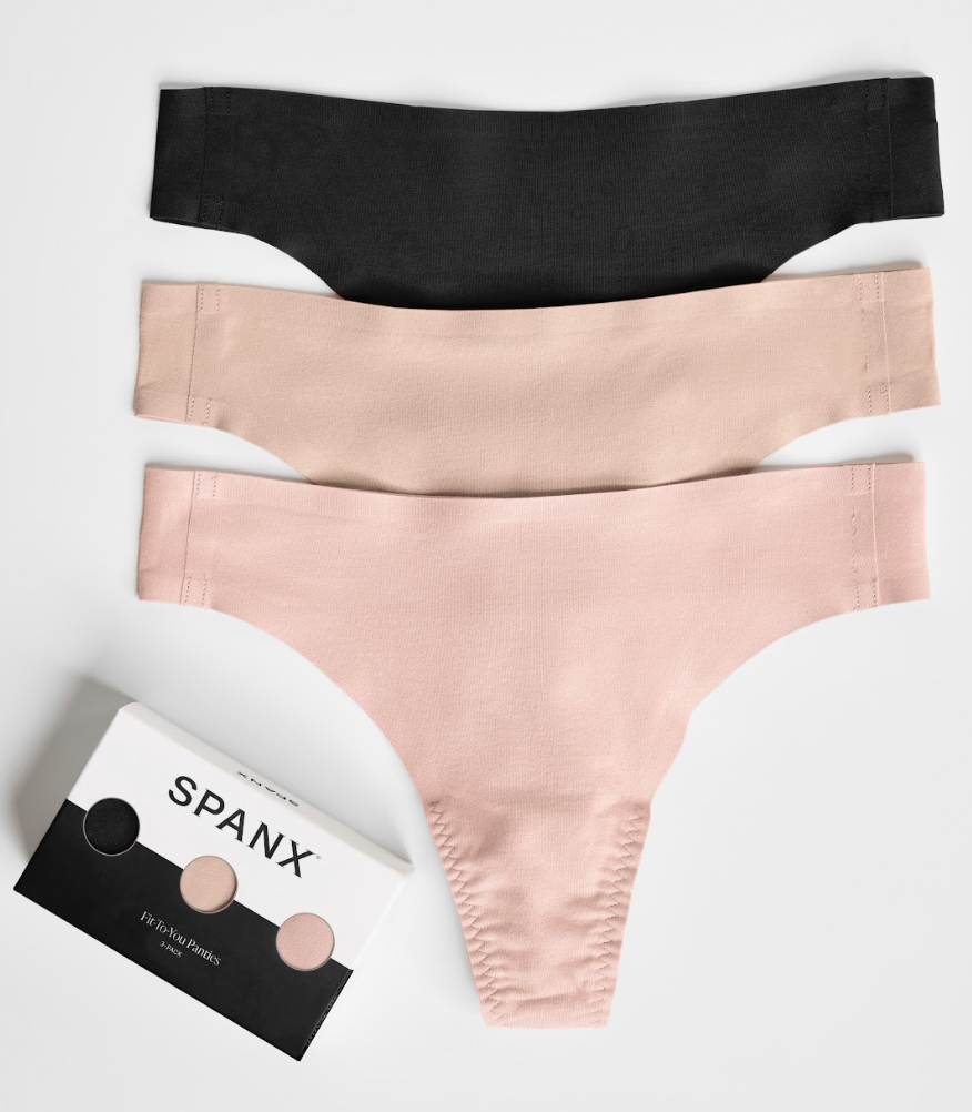 Spanx Fit-To-You Thong 3-Pack