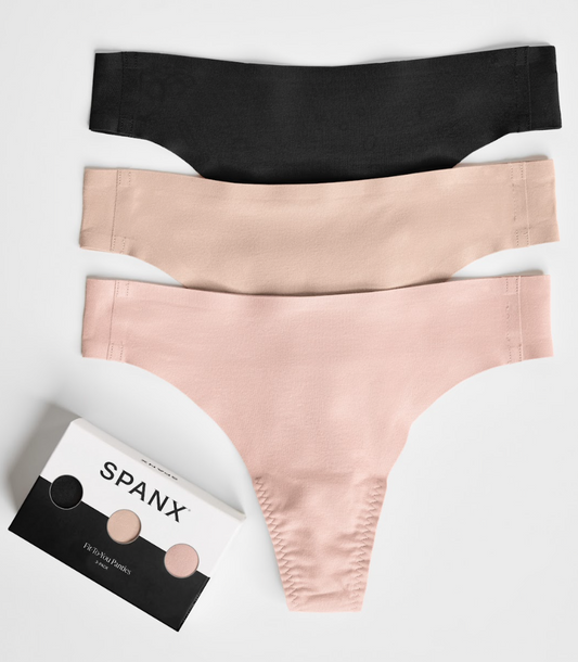 Spanx Fit-To-You Thong 3-Pack
