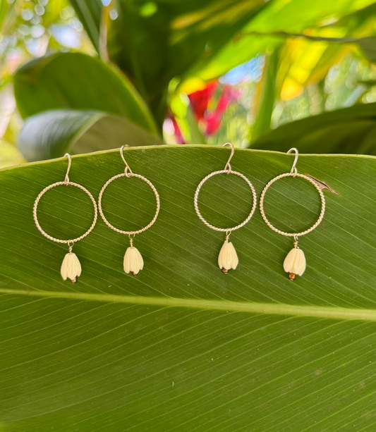 Flowergirl Hoops