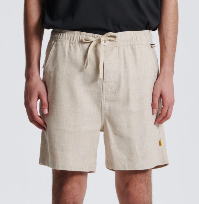 Ecru Linen Short