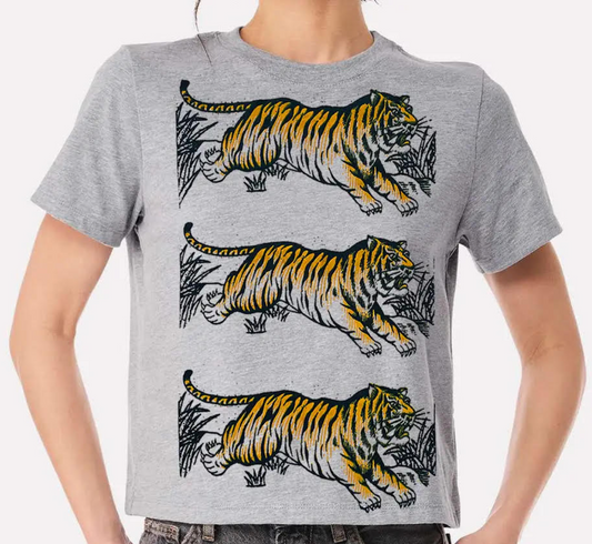 Leaping Tigers Boxy Tee