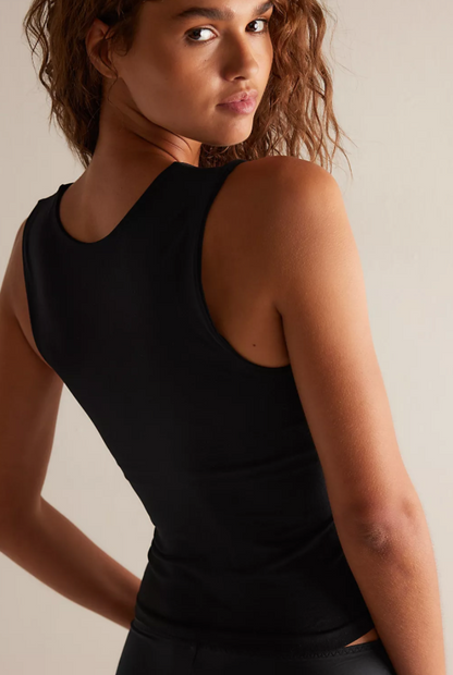 Seamless Muscle Tank Black