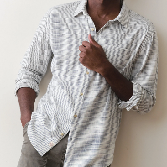LS Selvage Stripe Shirt