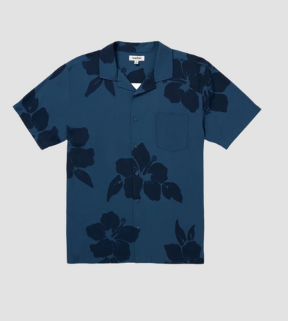 Navy Aloha Shirt