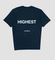 Navy Hibiscus Tee