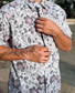 Folk Hibiscus Button Up Shirt