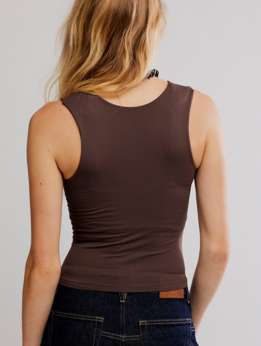 Seamless Cami || Chocolate