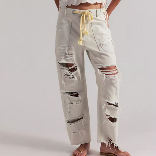 Barrel Jeans || Sea Mist