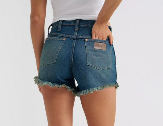 Reworked Denim Short in Stormy