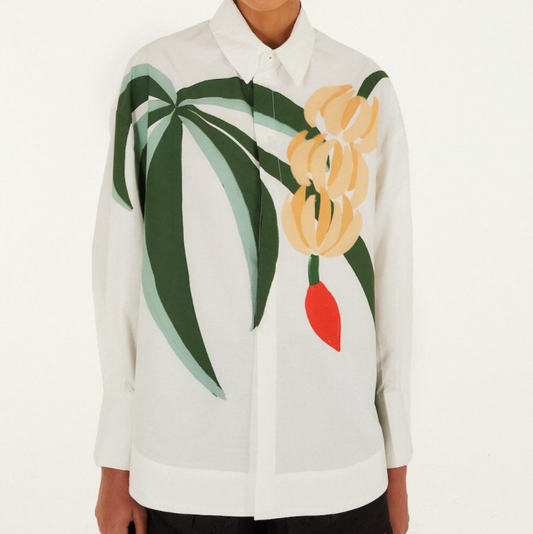 Banana Tree Applique Shirt