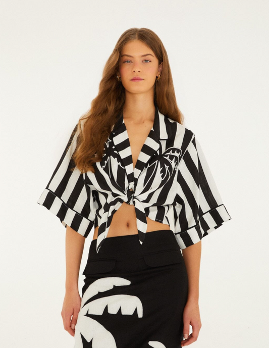 Summer Stripes Crop Top