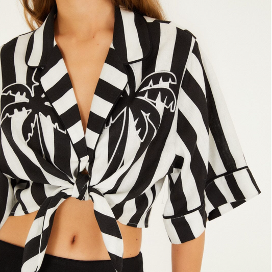 Summer Stripes Crop Top