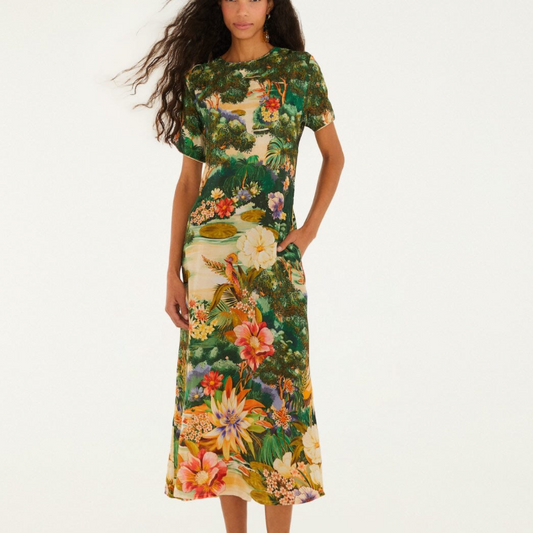 Oriental Garden Dress