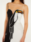 Emroidered Toucan Dress