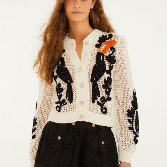 Toucan Crochet Cardigan