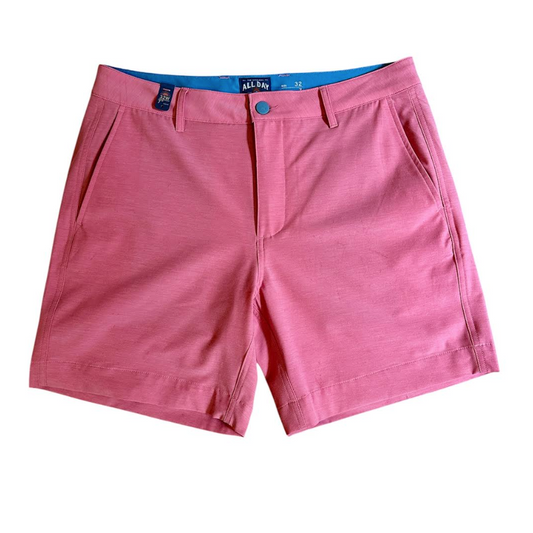 All Day Short - Coral Red