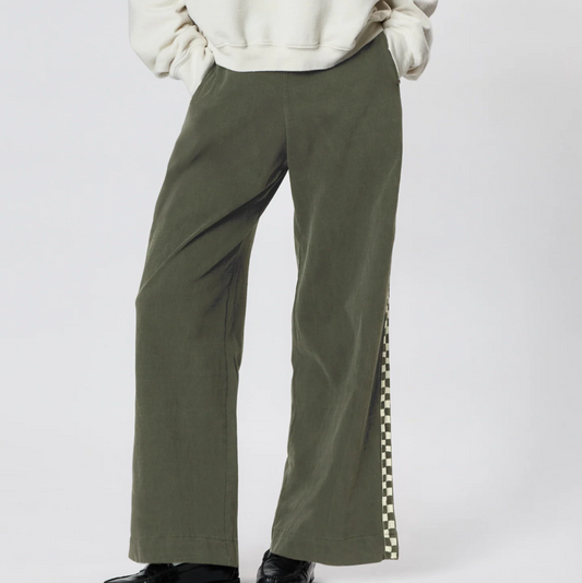 Slater Wide Leg Pant || Olive