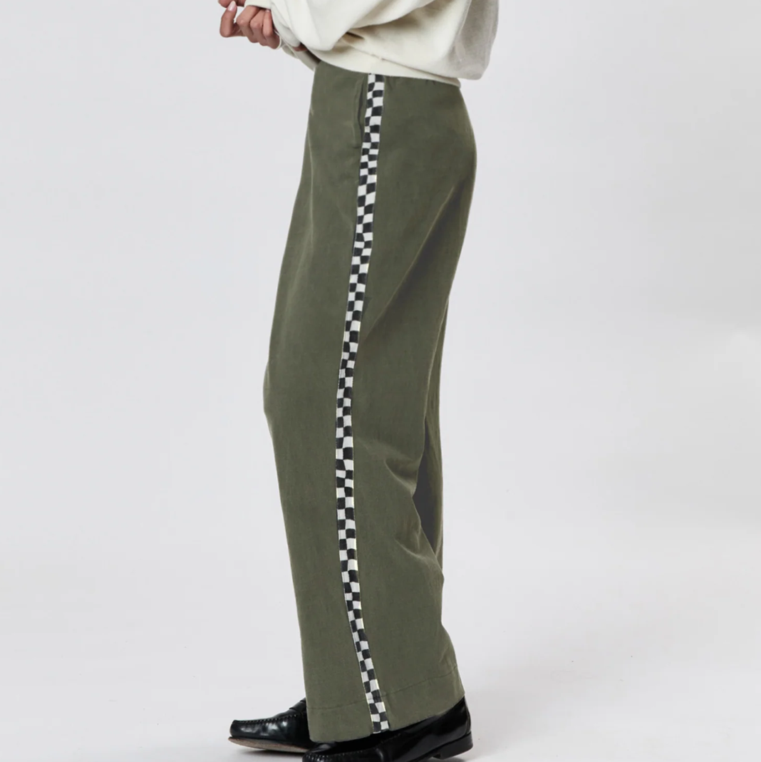 Slater Wide Leg Pant || Olive