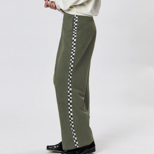 Slater Wide Leg Pant || Olive
