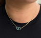 Forever Link Jade Heart Necklace
