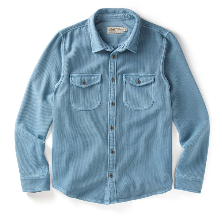 Chroma Blanket Shirt || Hazy Sea