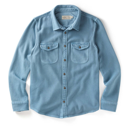 Chroma Blanket Shirt || Hazy Sea