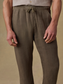Dark Palm Linen Pant