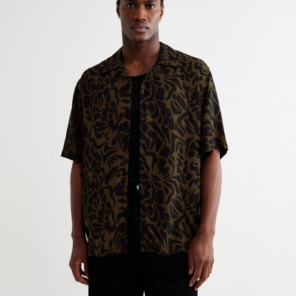 Two Tone Floral Shirt