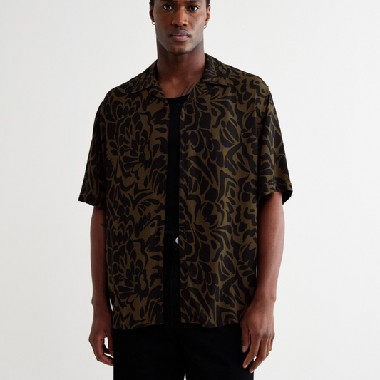 Two Tone Floral Shirt
