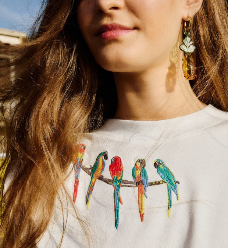 Birds On Branch Top