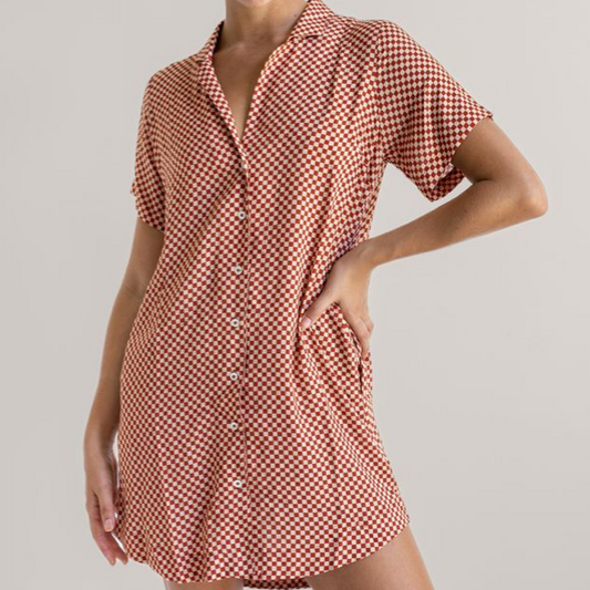 Aloha Shirtdress Check