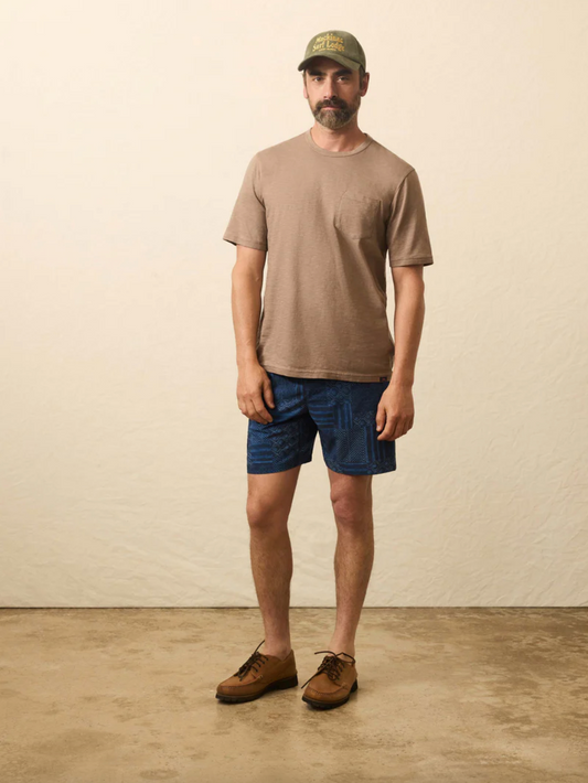 Sunwashed Pocket Tee - Walnut