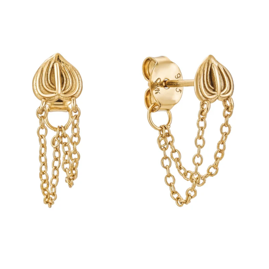 Anthurium Chain Studs