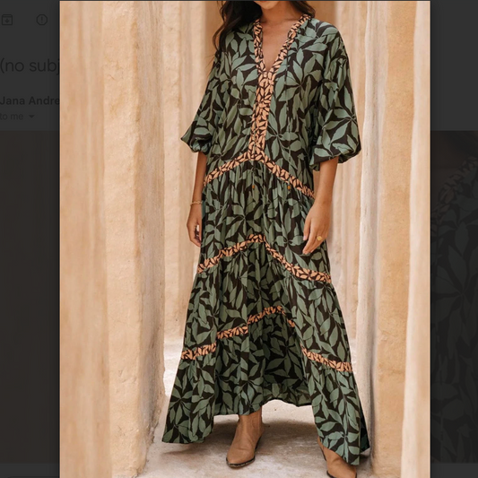 Maya Dress || Comb Laleen